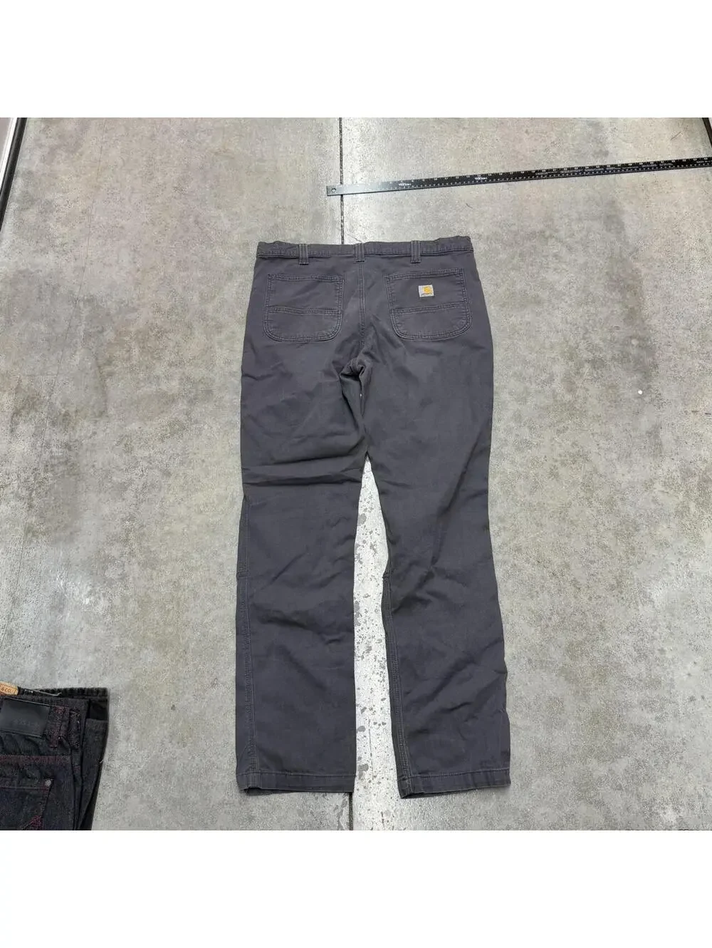 vintage carhartt grey straight leg cargo pants size 38 x 34